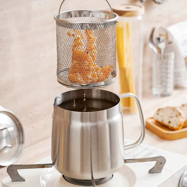 CrousiPot™ - Friteuse en acier inoxydable